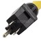 Ac Works Plug Adapter, STW, SS2-50R, 5-15P, 1.5 ft., Yellow S515M50-018 - alternate 2